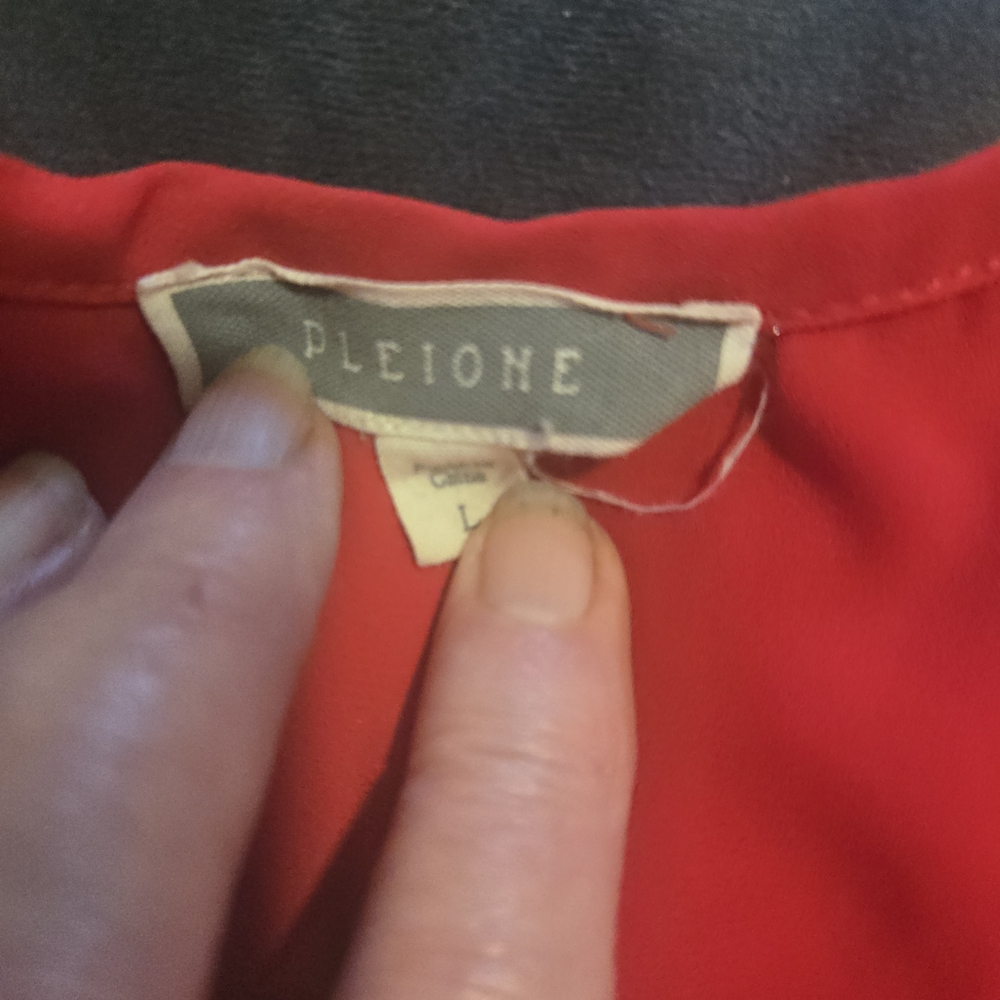 Pleione Red Blouse